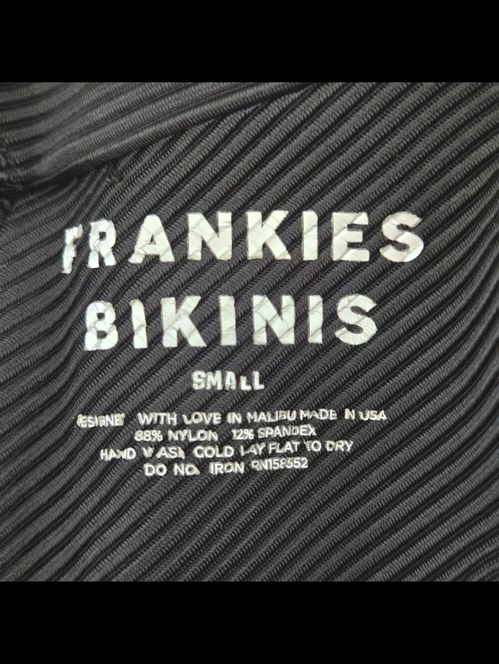 Frankies Bikinis Gavin Ribbed Cheeky Bottom